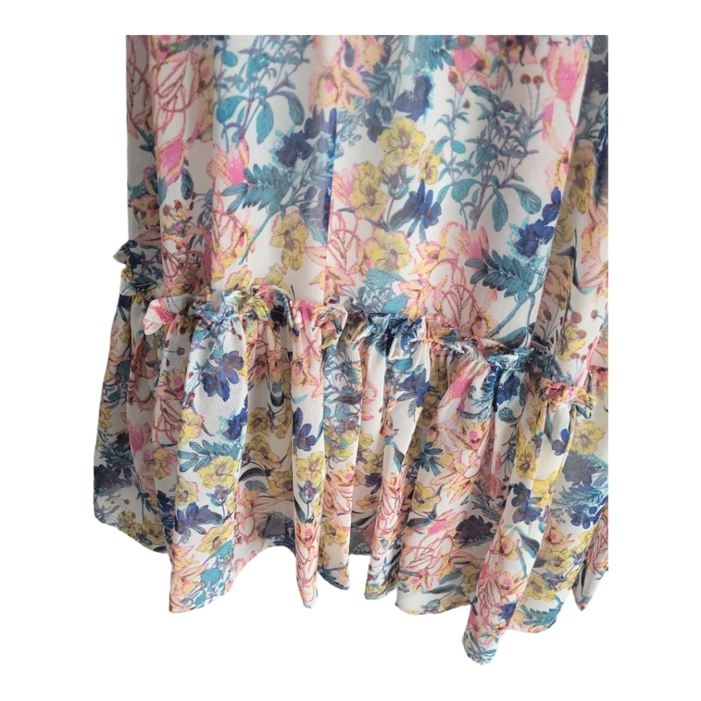 Taylor Floral Dress Fully Lined Size 12 - Picture 2 of 10